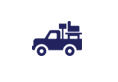 Truck and furniture icon