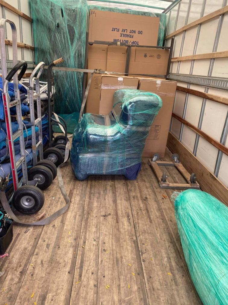 Hand trucks lie in wait